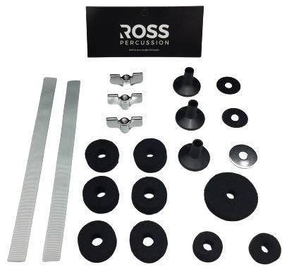 ROSS Drummers Survival Kit (Standard Pack) Cymbal Sleeves, Cymbal Felts, Snare Straps, Wing Nuts and Washers
