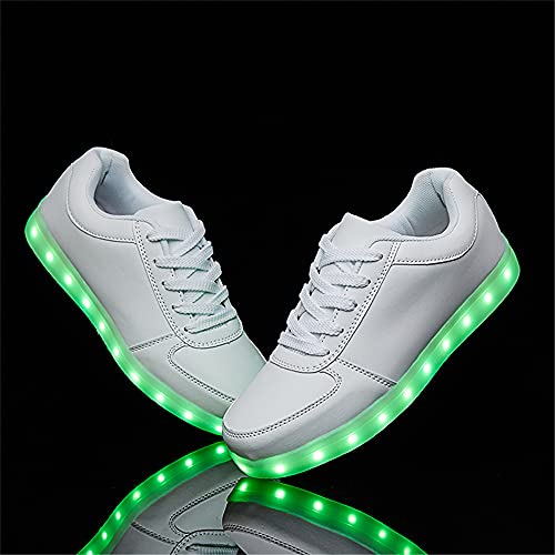 Image of YuanRoad Unisex LED Light Up Shoes with USB Charging Glowing Luminous LED Sneakers