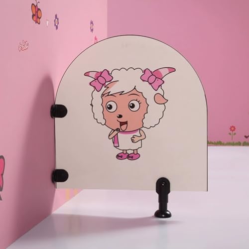 Separador de orinal para niños de suelo: paneles divisorios blancos para escuelas y guarderías