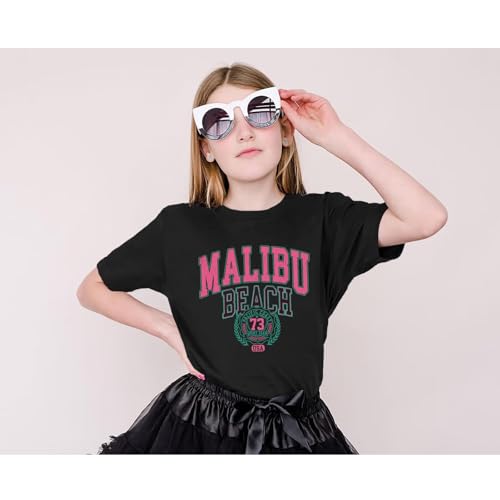 Image of Sulayesh Cute Letter Graphic Tees for Girls Preppy Aesthetic Shirts Oversized Trendy T Shirts Loose Casual Summer Tops