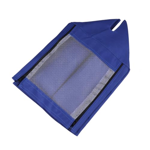POPETPOP Square Mesh Net Bird Cage Skirt for Pet Birds Accessory Breathable Fabric and Double Zippers