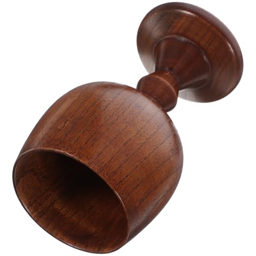 GRIRIW Vintage Handmade Wooden Wine Goblet Unique Drinking Cup for Entertaining and Home Natural Aroma and Design Wine Lovers and Special Occasions