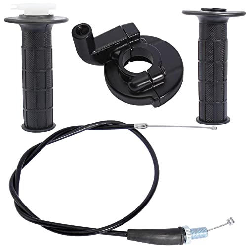 LIYYDS スロットルケーブル ツイストハンドルグリップ ハンドルバー CT70 CT90 MR175 MT125 NX125 SL100 SL70 TL125 XL100 XL125 XL175 XL250 XL350 XL80 XR100 XR100R XR200 XR200R XR250 XR250R XR50R XR70R XR75XR 80XR80Rのサムネイル