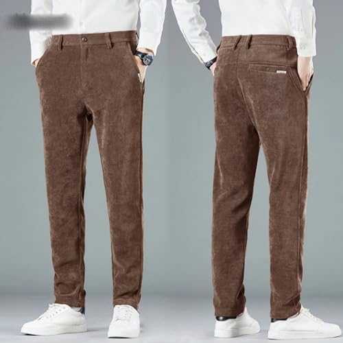 Autumn Winter Straight Man Pants Casual Slim-Fit Long Trousers Male Elastic Corduroy Pants Y2k Vintage Mens Pants2