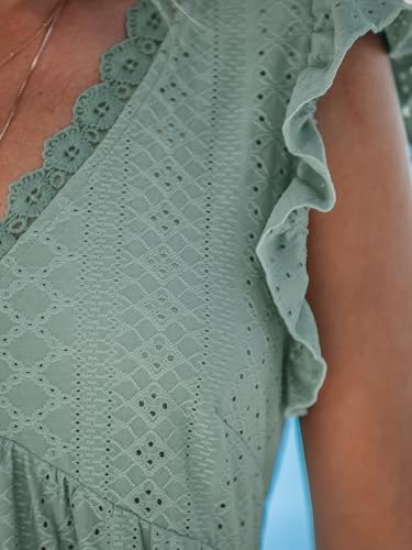 Robe de plage plissée légère pour rester fraîche sous le soleil d'été