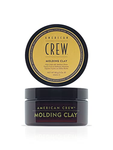 AMERICAN CREW - Classic Molding Clay, 85 g, Stylingclay für Männer, Haarprodukt mit starkem Halt, Stylingprodukt für optimale Formbarkeit, Textur & natürlichen Glanz (1er Pack) Cover