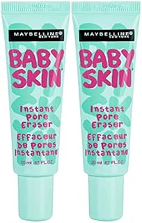 Maybelline Baby Skin Instant Pore Eraser Primer, Clear, 0.67 Ounce (Pack of 2)