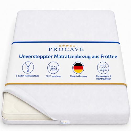 Funda para colchón de rizo PROCAVE para camas de invitados 90x220 2