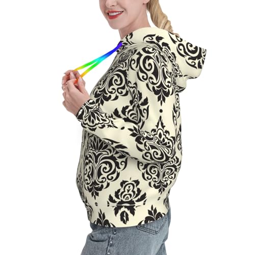 Sweat à capuche pour femmes imprimé éléphants pour rester au chaud avec style - 2