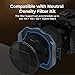 SMALLRIG 100mm Filter Support for Matte Boxes, Lightweight Camera Filter Support Compatible with Two Universal 100mm Filters and SMALLRIG Matte Boxes with Adjustable Clamps - 4654