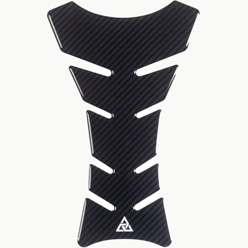 Autodomy Protection Reservoir Moto Carbone V1 20x12,5 cm | Protection R&eacute;servoir Adh&eacute;sive Tankpad Sport pour Motos Universel | Prot&eacute;ge-R&eacute;servoirs Moto R&eacute;siste &agrave; la Pluie et au Soleil