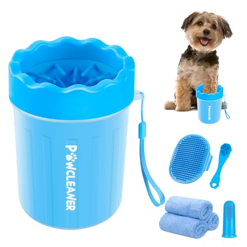 Professional 7 in 1 Dog Paw Cleaner for Dogs & Cats - Includes 1 ...