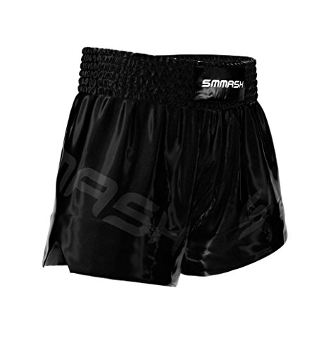 Foto von SMMASH MMA Shorts Herren Kurz Sporthose Thaibox Muay Thai Hose Boxhose Trainingsshorts Atmungsaktiv Elastisch Abriebfest