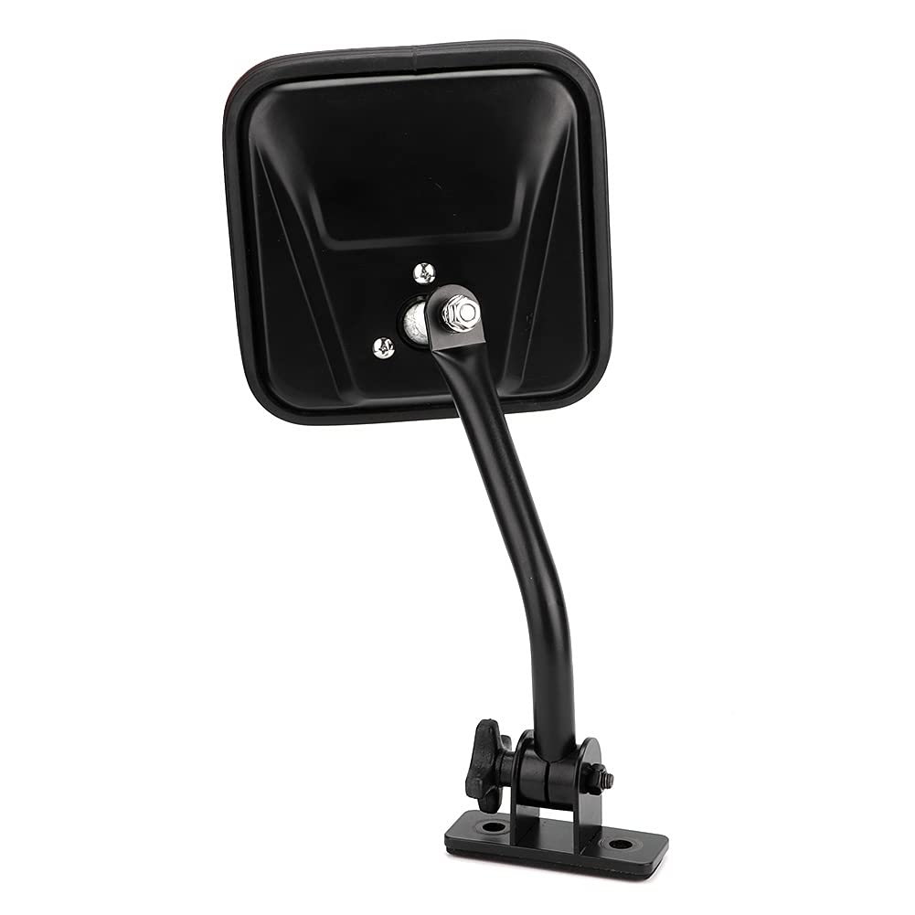 Specchietto Retrovisore Specchio Quadrato Resistente Agli Urti per JK 2007-2017, Specchietti Retrovisori Riflettenti Resistenti Alla Corrosione, Accessorio per Auto per Tutte le Condizioni