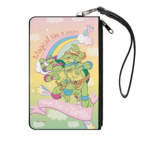 Buckle-Down Women's Standard Zip Wallet Ninja Turtles Large, 8