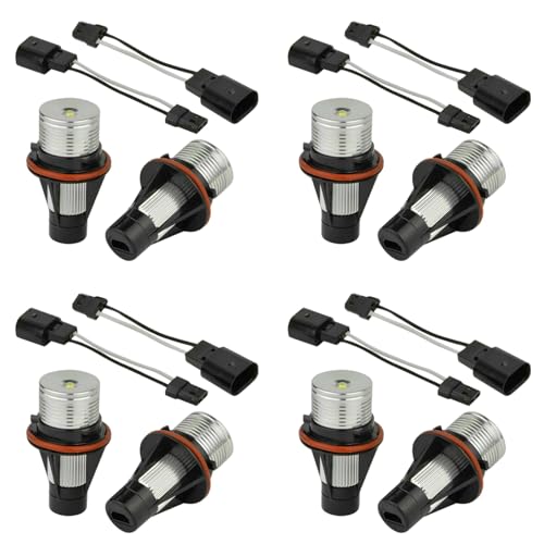 Marcadores de Ojos de LED Blancos 8000K para Faros de E39 E53 E60 E64