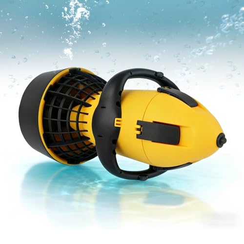 Scooter submarino para buceo y natación para adultos, modelo Explorer, con baterías de plomo-ácido, para lagos, océanos y piscinas. Scooter submarino de doble velocidad (500 W).(Lead-acid batteries)