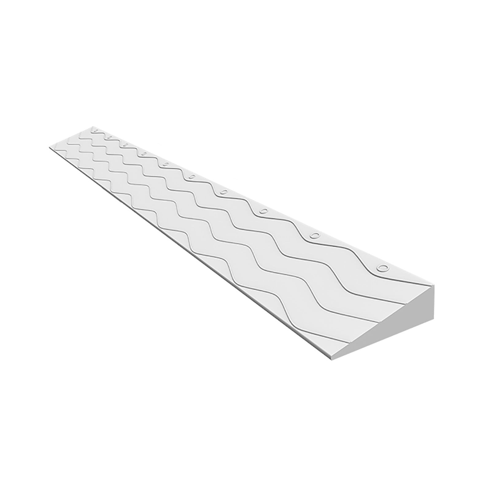 Tragbare Türschwellenrampen, Rampe Rollstuhl, Kunststofframpe zum Kehren von Roboterrollern und Fahrrädern (Color : A, Size : 100x18x8cm)