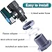 Sanpaint PVC Rain Barrel Diverter Kit, 3/4 Inch Rain Barrel Valve, Rain Barrel Spigot Kit with Bulkhead Fitting Adapter for Water Tanks, Aquariums, Tubs, Pools