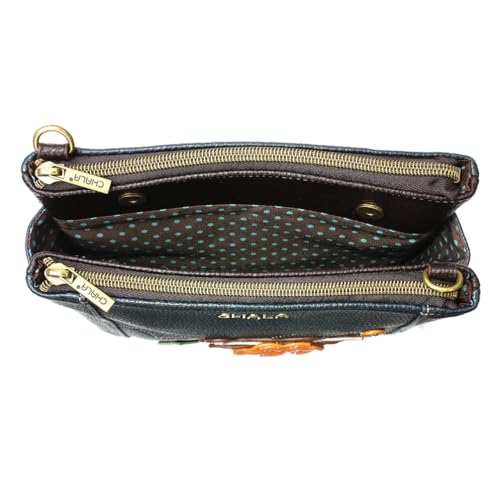 Image of CHALA Merry Messenger RFID Protected Women Faux Leather Shoulder Purse with Adjustable Crossbody Strap | RFID Protected