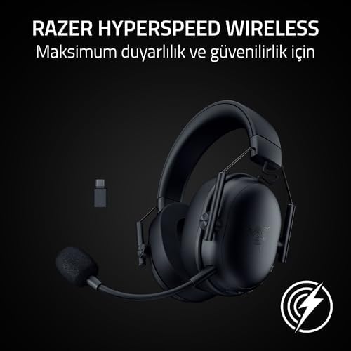 Razer BlackShark V3 X HyperSpeed - Kablosuz E-Spor Kulaklık - Ultra hafif 270g - TriForce 50mm sürücü - Çıkarılabilir Mikrofon - Surround ses - HyperSpeed 2,4Ghz & Bluetooth - PC/Mac | Siyah - Görsel 6