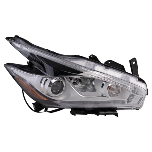 Image of TRQ Passenger Side Headlight Assembly Halogen Compatible with 2015-2016 Nissan Murano NI2503232