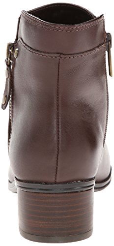 Bandolino Women's Carrington Leather Boot,Dark Brown,7.5 M US3