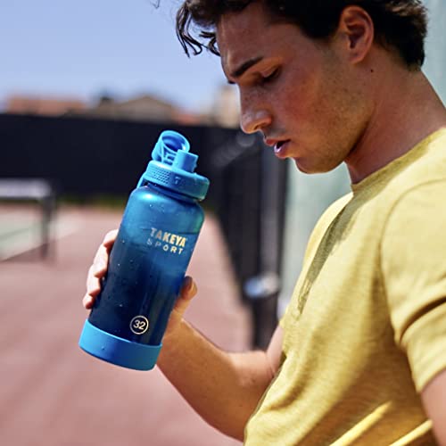 Takeya 885395518329 TK Sport Tritan Bottle, Spout Lid Pro Fire 32oz