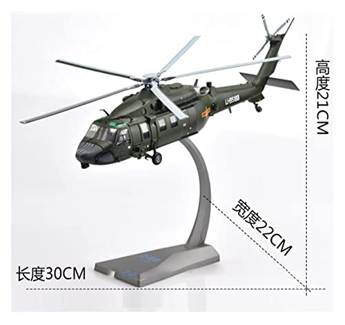 Z-20 cañonera militar modelo avión de aleación 1 72 coleccionistas 4