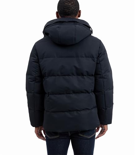 Image of Michael Kors Men's Heavyweight Mens Puffer Jacket With Hood, Water Resistant