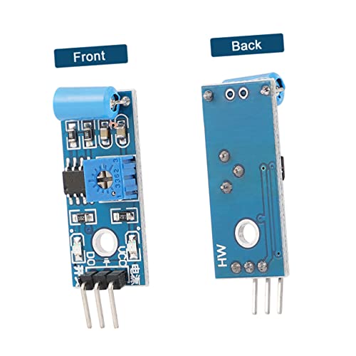 Cabilock 2sets 10pcs Normally Closed Type Vibration Sensor Module Alarm Sensor for Theft Detection Intelligent Cars Earthquake Alerts and Motorcycle Security 10pcs*2