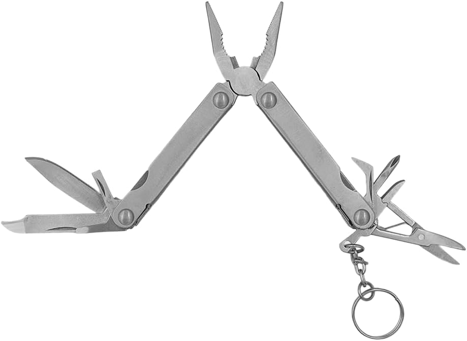 Zenport MFT27 Mini 12-Function Multi-Tool w/Case, Silver - 3 Pack