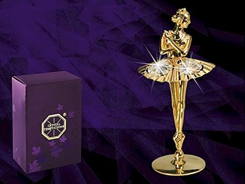 CRYSTAL TEMPTATIONS -Ballerina figurine embellished with crystals from Swarovski