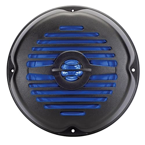 Magnadyne Wr58B-Led-Pr | 5'' Water Resistant Surface Mount Speaker/Grill With Led Lighting | Sold As A Pair #TOP3