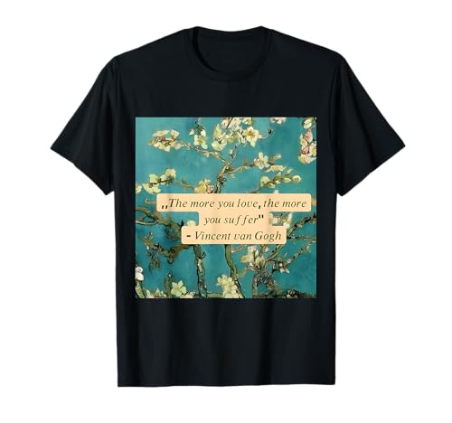 Almendro Flor Vincent Van Gogh Fans Famoso Artista Tributo Camiseta