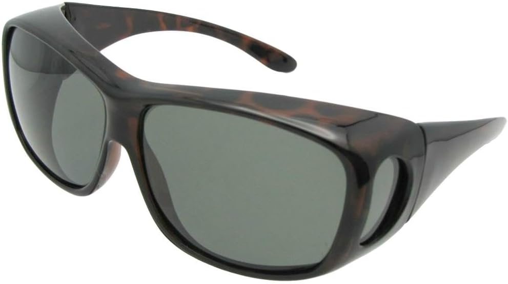 Large Wrap Around Polarized Fit Over Sunglasses For Men And Women With Side Shields F15