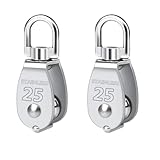 Twours Pulley 304 Stainless Steel Single Pulley Block M25 Small Heavy Duty Swivel...