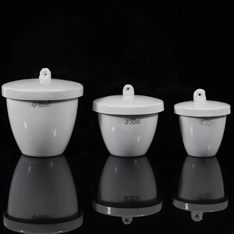 Crogioli in porcellana con coperchio: da 5 ml a 300 ml(300ml)