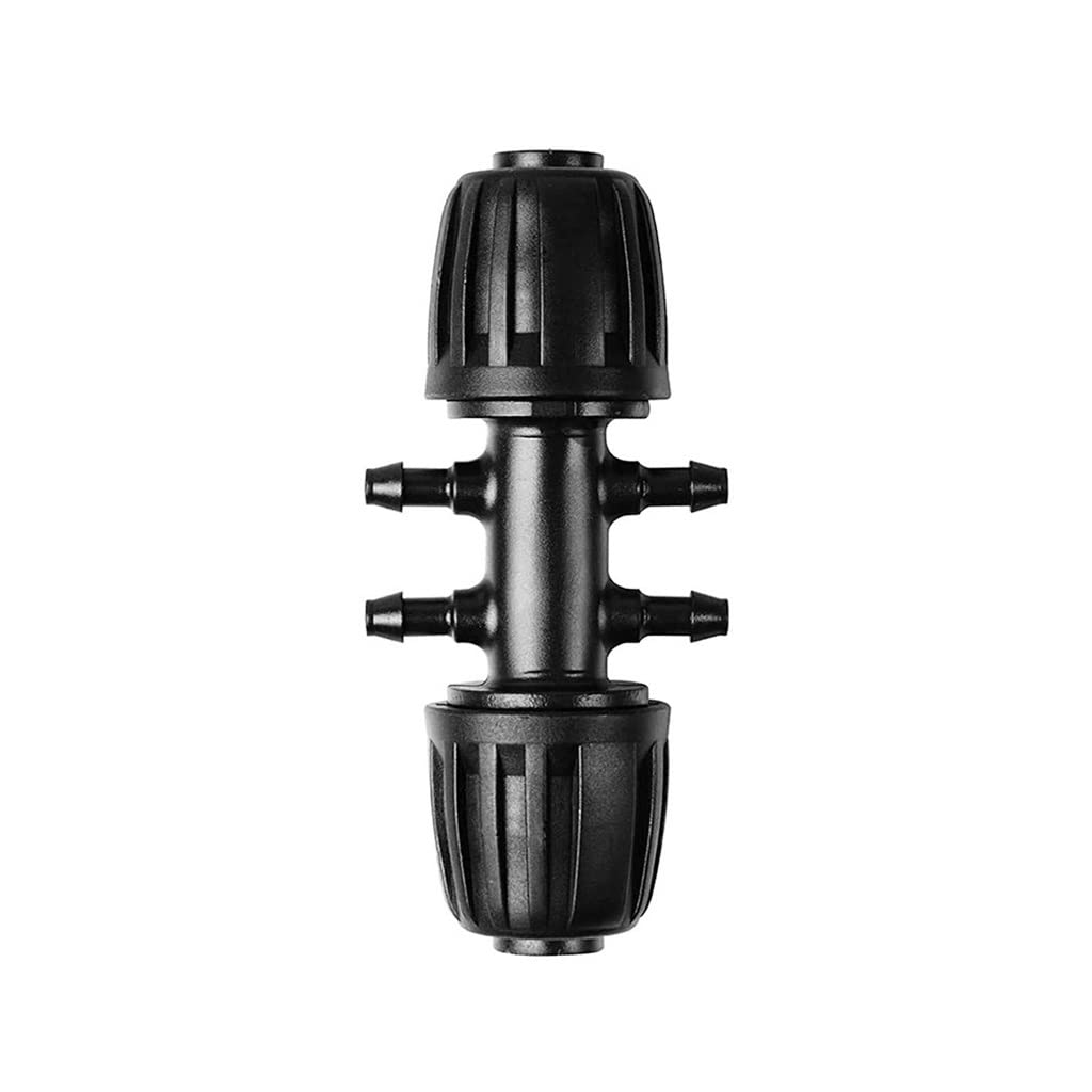 Tuercas conectoras de bloqueo de tubería de polietileno para acoplamiento de agua de jardín, 16 mm, accesorios de 1/2 pulgada para riego agrícola, paquete de 50