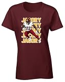 Maroon Washington Jacory Croskey-Merritt Text Pic Womens T-Shirt Adult Small