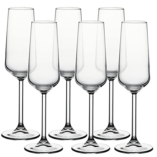 Pasabahce Allegra Wine/Liqueur Glass 195 Ml 6 Pcs Set (Champagne Flute)