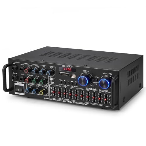 Amplificatore stereo HiFi da 2000 W, subwoofer Home Theater, amplificatore