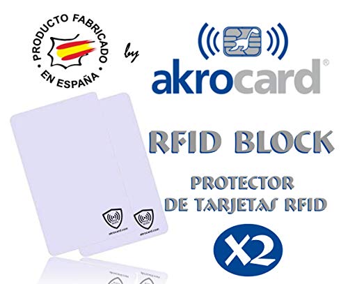 carte de Blocage/protecteur de cartes  RFID Block by akrocard  antivol  Simple et discret. Idéal pour offrir