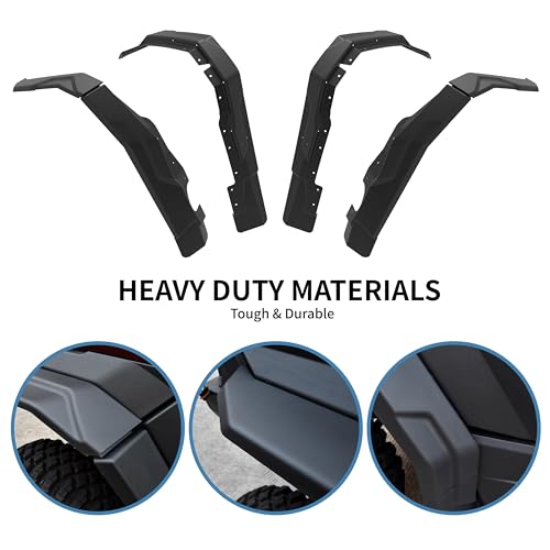 Image of Full Coverage Fender Flares for Polaris Xpedition XP /ADV, Heavy Duty Front & Rear Mud Flaps Guards for Polaris Xpedition XP /XP 5 /ADV /ADV 5 2024 2025 Accessories (Replace #2890638)
