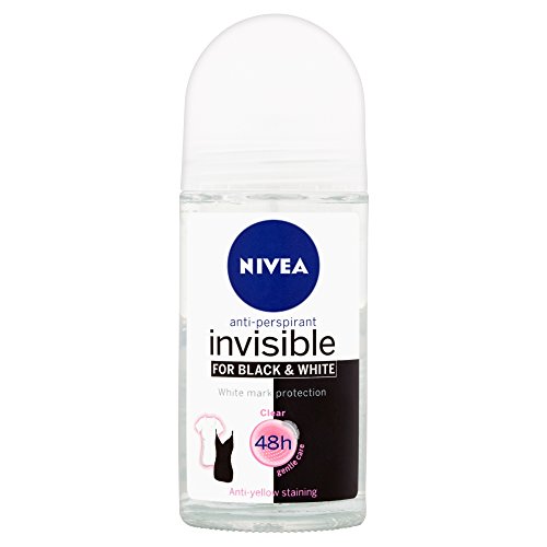 NIVEA Desodorante roll-on para mujer 'Invisible for Black & White - Fresh', antitranspirantes, 6 unidades (6 x 50 ml)