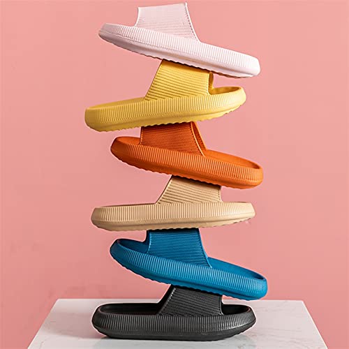 Dames Dikke Platform Slippers, Zomer Strand Zachte Sole Slide Sandalen, Leisure Mannen Dames Binnen Badkamer Antislip… - Image 4