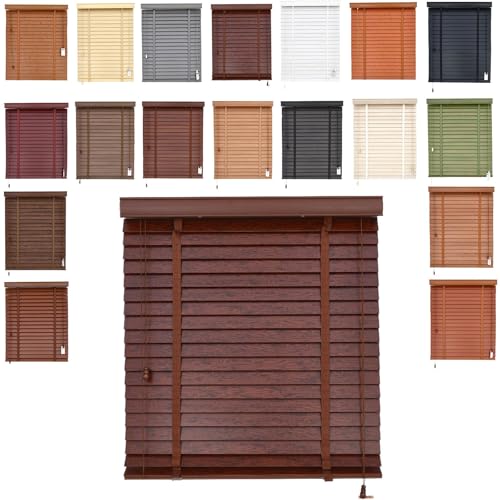 50mmXbg tFCNEbh xl`AuCh ^uCh 25cm 30cm 52cm 62cm 72cm 100cm vCoV[ی ؐEBhEVF[h ߐ xl`AVF[h p(Dark brown wood grai