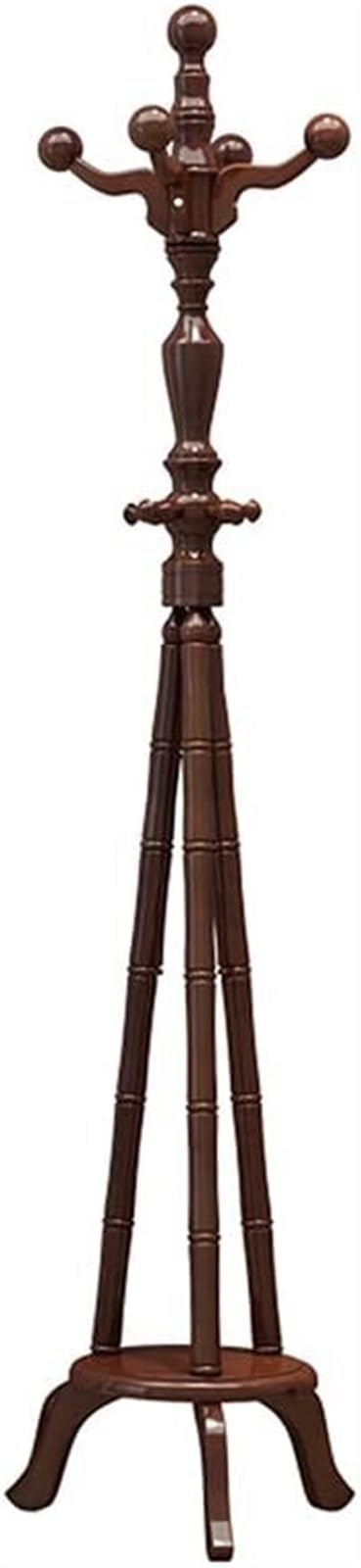 Support de Porte-vêtements réglable Couche d'arbre en Bois avec Couche rétro Moderne de 8 Mois et Porte-Chapeau pour