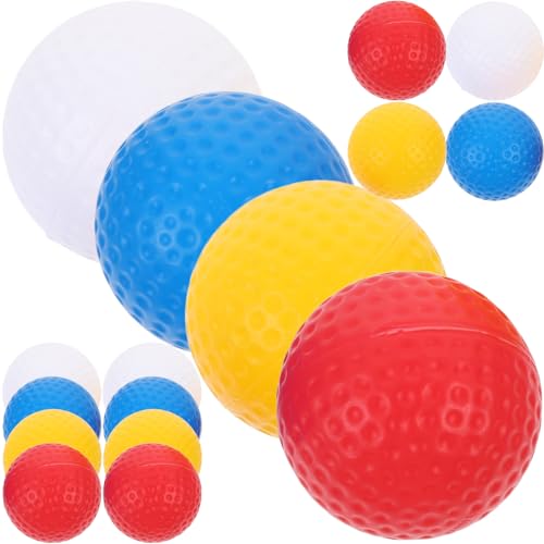 Toddmomy 16pcs Blue Golfing Balls Practice Training Balls for Resistant Reusable Exercise Accessory