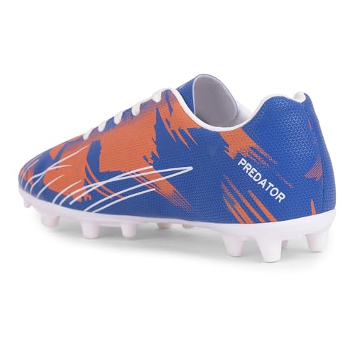 Image of Wavvy Football Shoes for Mens | Lightweight PVC Synthetic Leather Upper, High Shear Strength TPU Sole | Football Studs for Adult, Men & Boys | Football Cleats | Football Sports Shoes